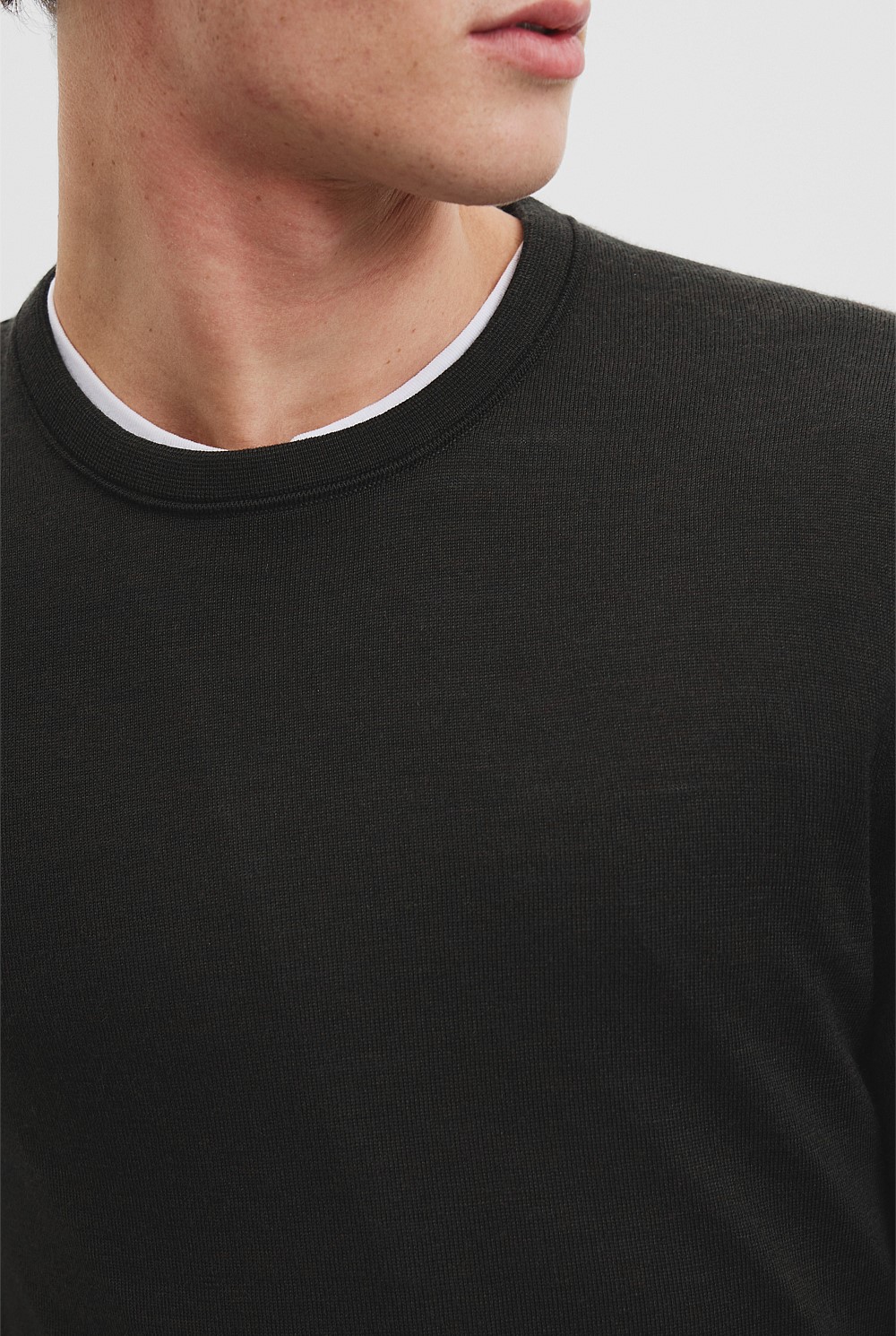 Verified Australian Merino Wool Crew Neck Knit