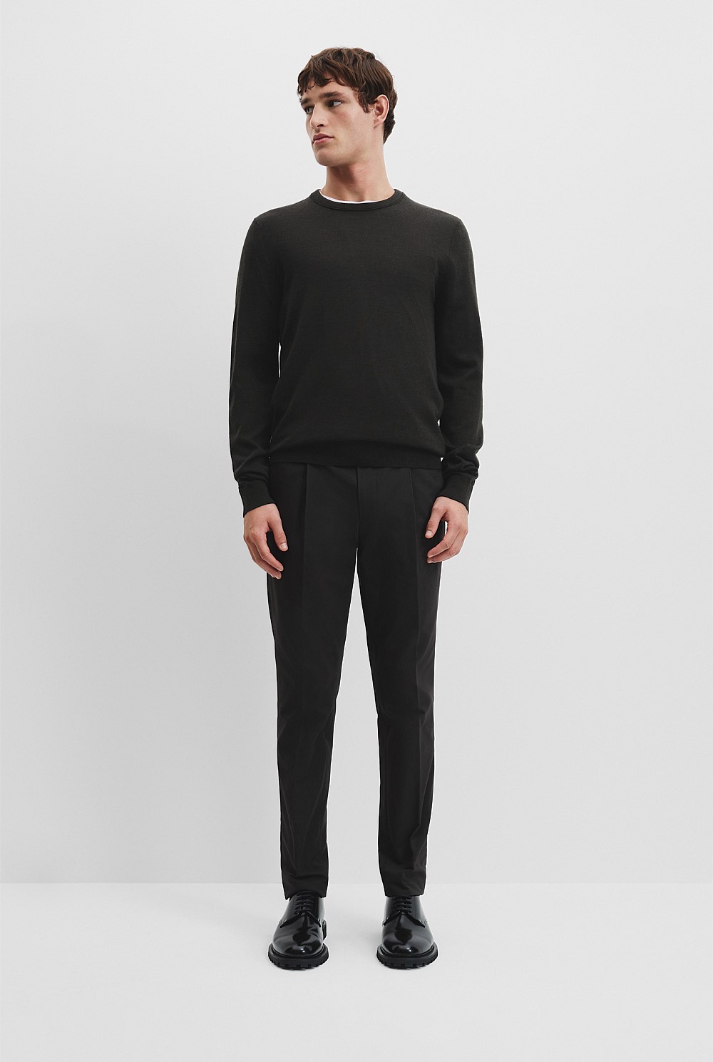Verified Australian Merino Wool Crew Neck Knit