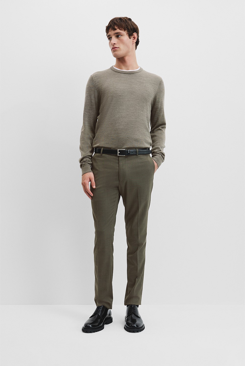Verified Australian Merino Wool Crew Neck Knit