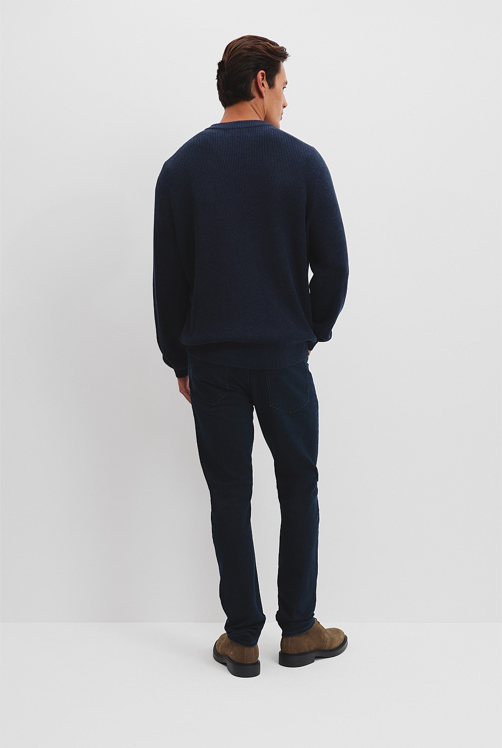 Australian Cotton V-Neck Knit