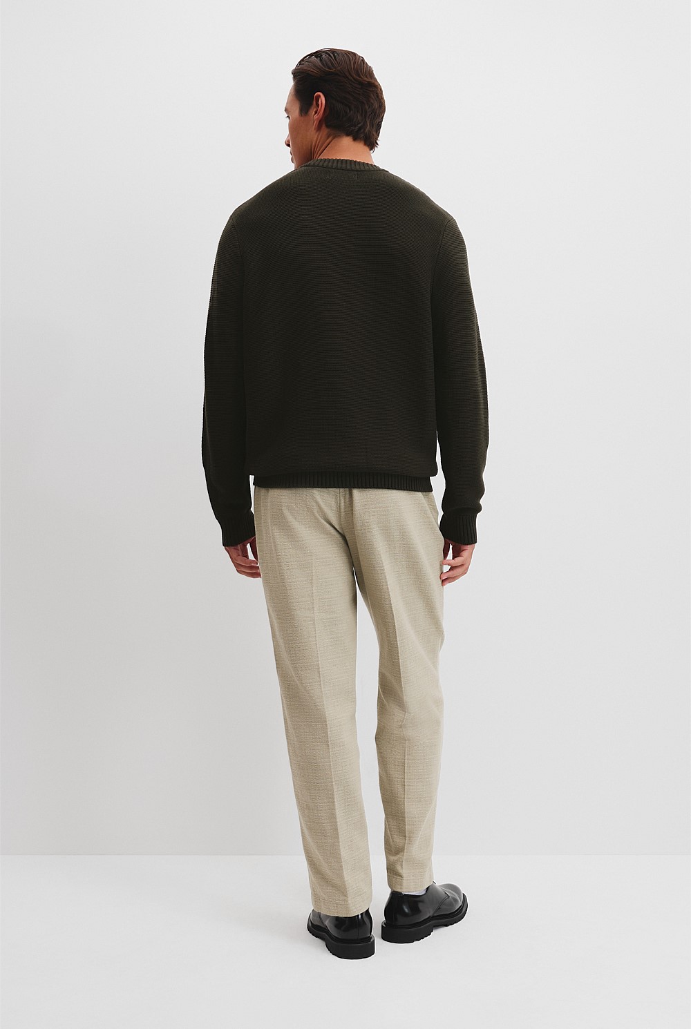 Australian Cotton Crew Neck Knit