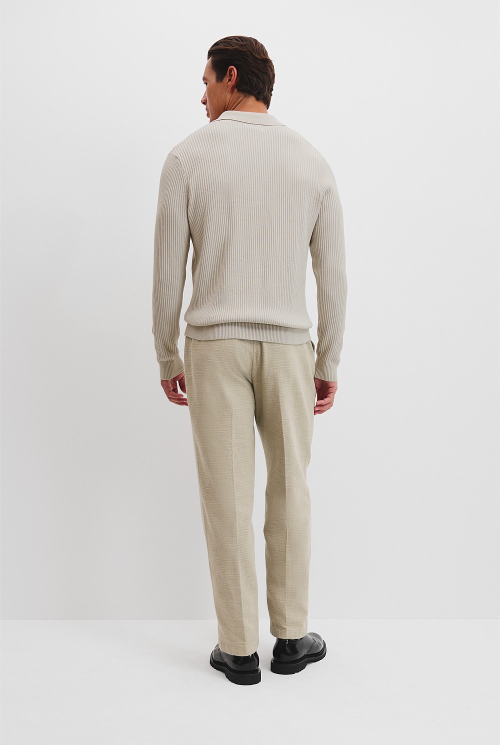 Australian Cotton Ribbed Polo
