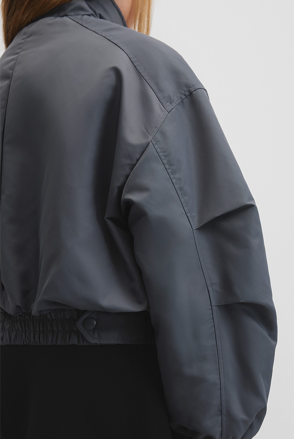 Teen Oversized Bomber Jacket