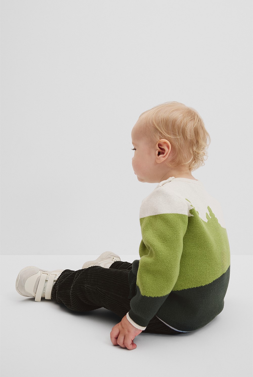 Organically Grown Cotton Outdoor Intarsia Knit