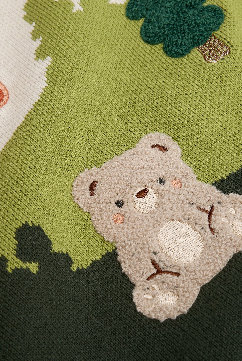 Organically Grown Cotton Outdoor Intarsia Knit