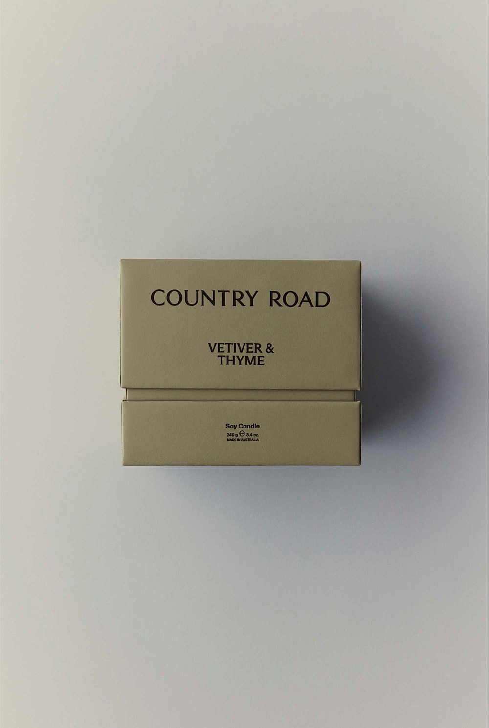 Australian Made Vetiver & Thyme Candle 240g