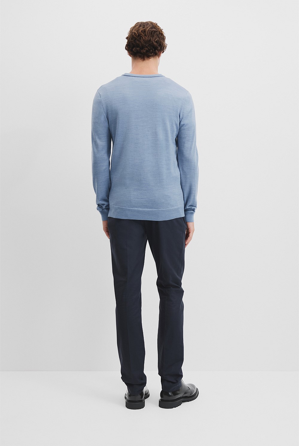 Verified Australian Merino Wool V-Neck Knit