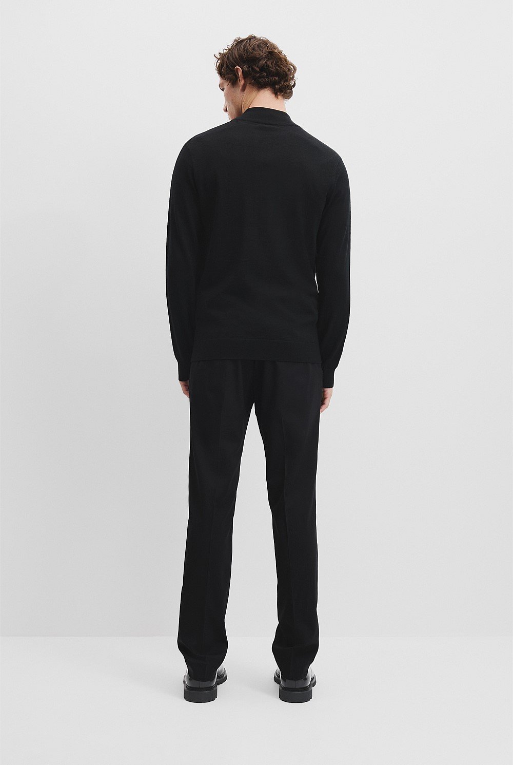 Verified Australian Merino Wool Half Zip Knit