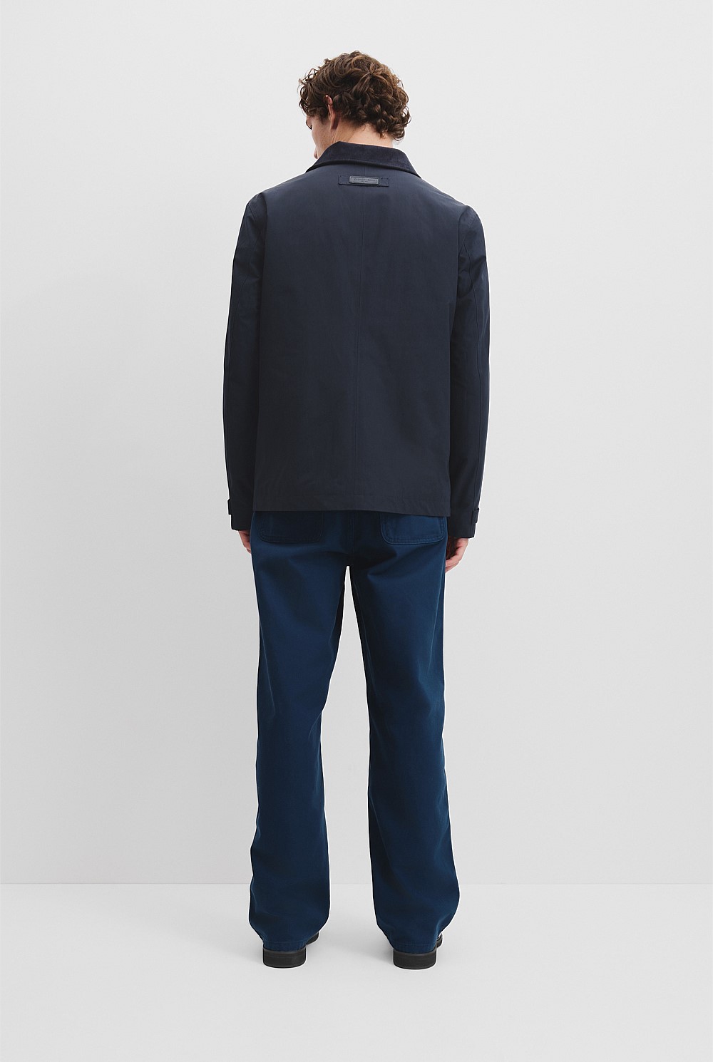 Cord Trim Wadded Jacket