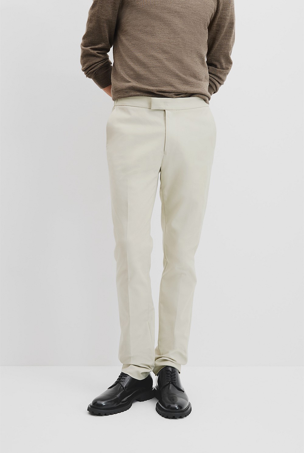 Cotton Stretch Elasticated Trouser