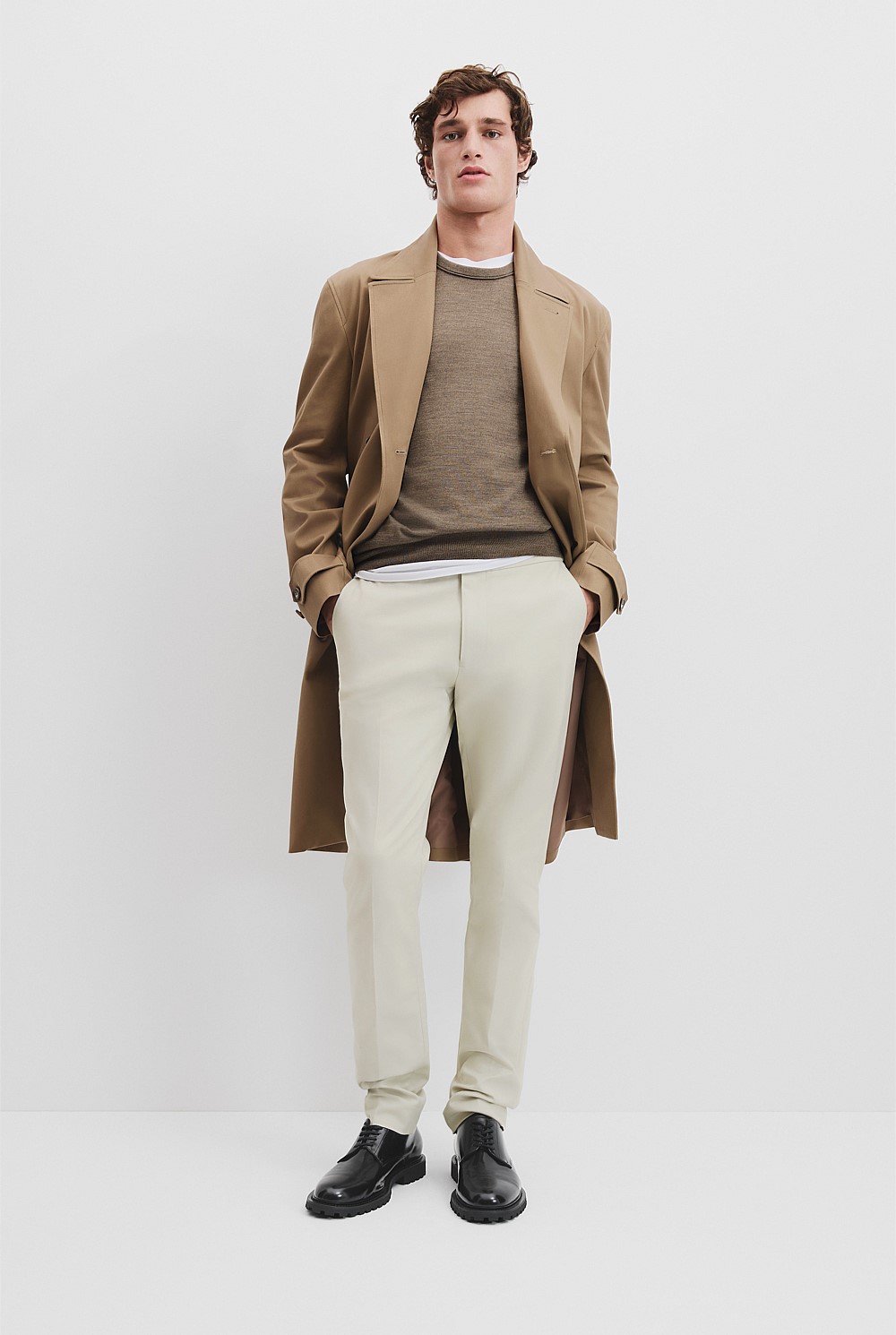 Cotton Stretch Elasticated Trouser