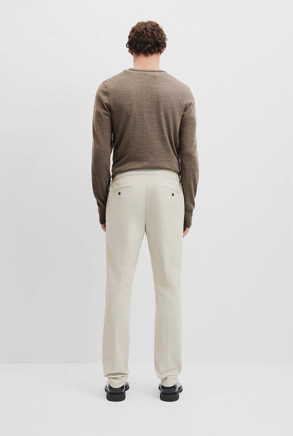 Cotton Stretch Elasticated Trouser