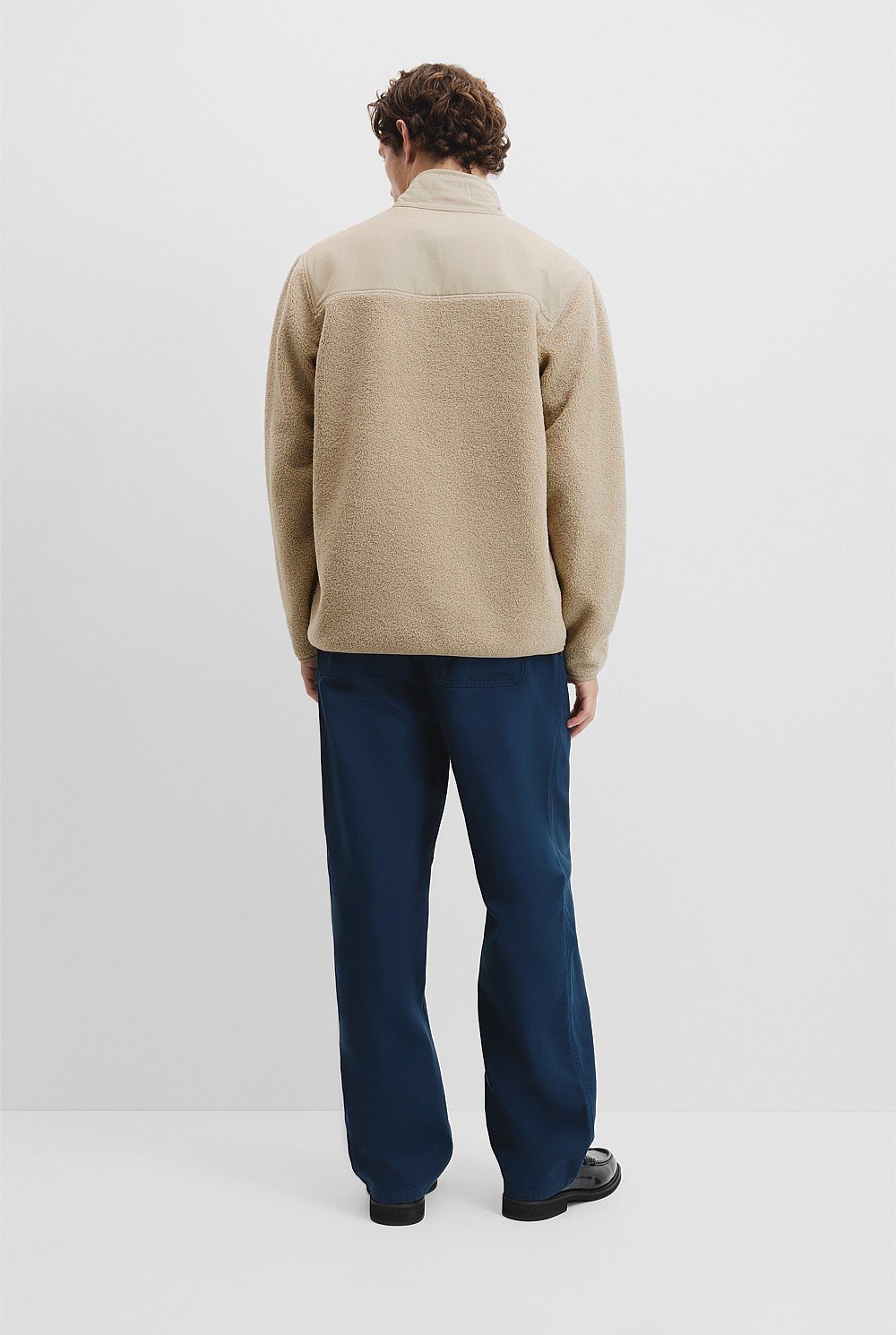 Recycled Polyester Half Zip Sweat