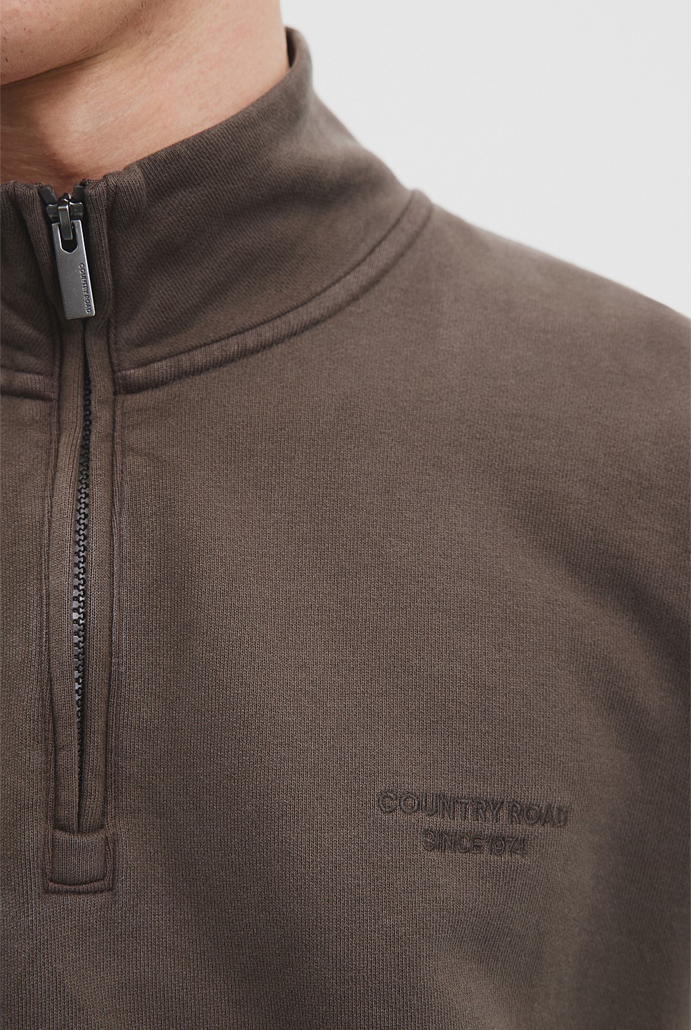 Oversized Half Zip Sweat