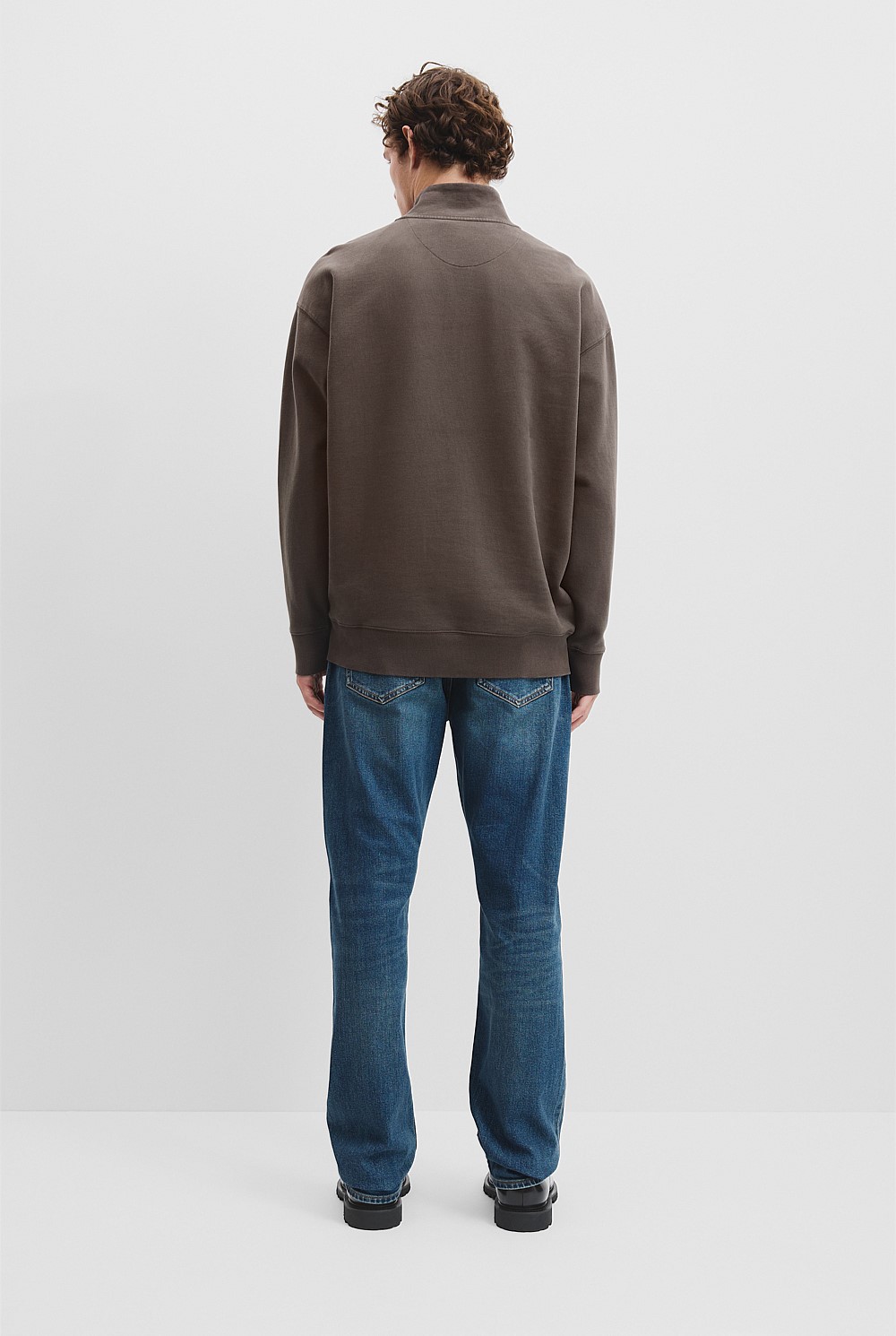 Oversized Half Zip Sweat