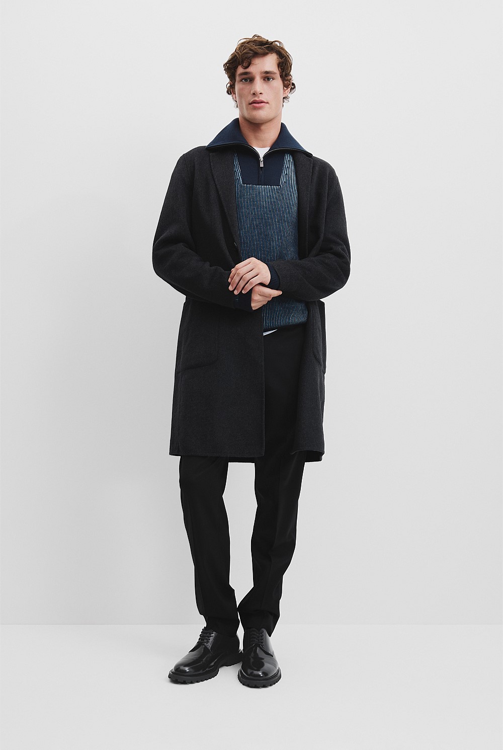Australian Wool Half Zip Knit
