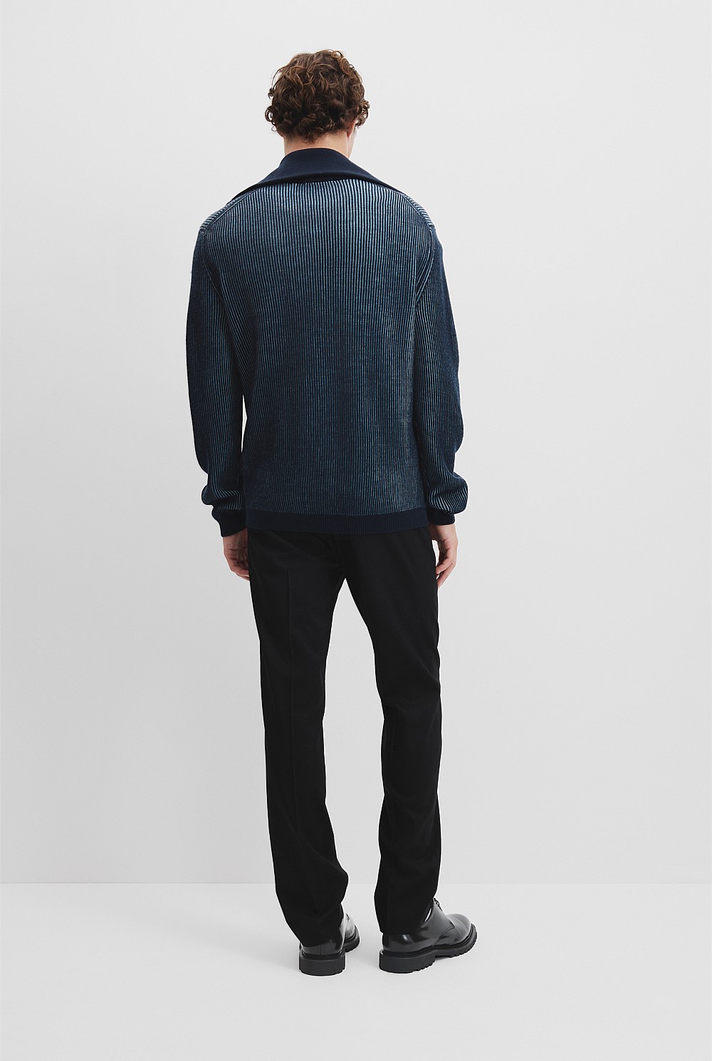 Australian Wool Half Zip Knit