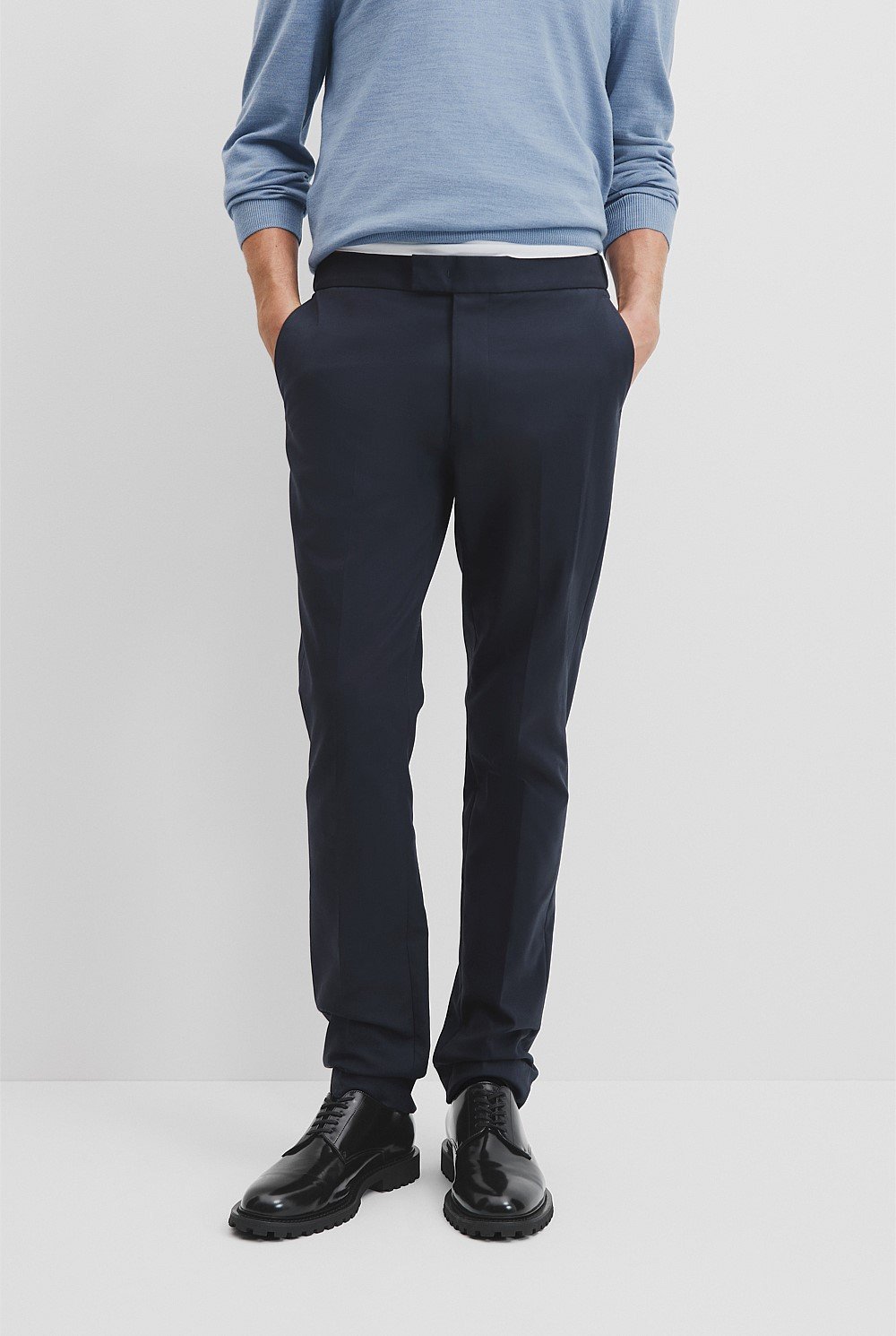 Cotton Stretch Elasticated Trouser