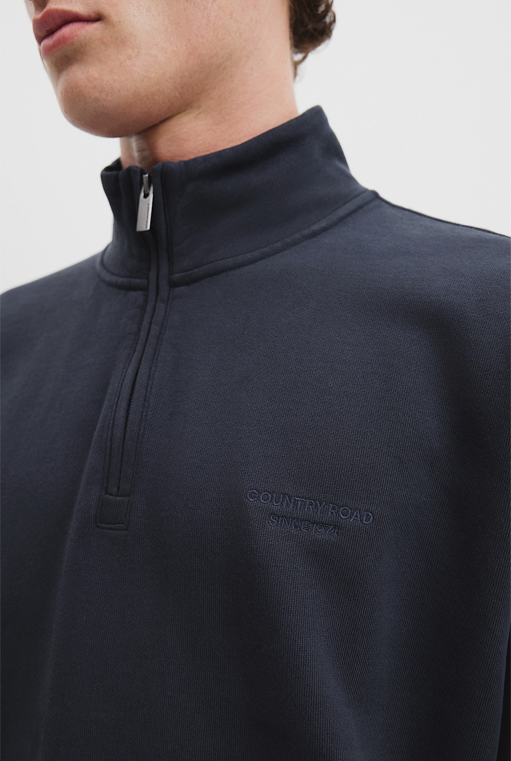 Oversized Half Zip Sweat
