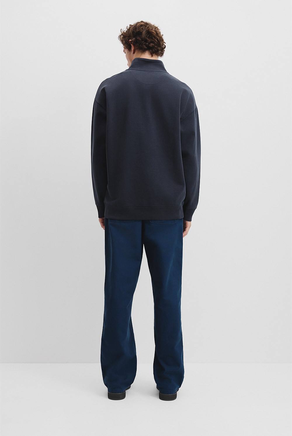 Oversized Half Zip Sweat