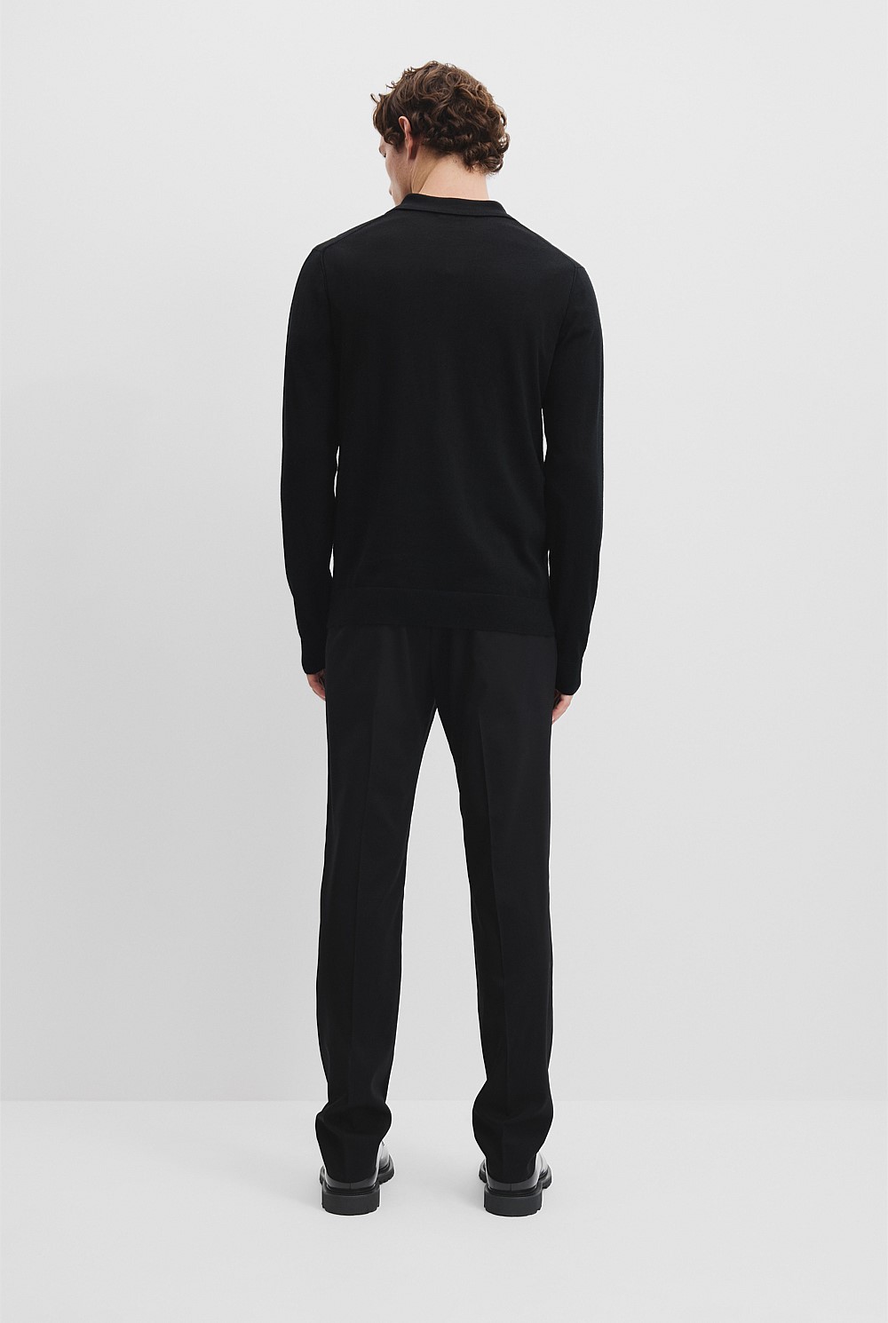 Verified Australian Merino Wool Button Knit Polo