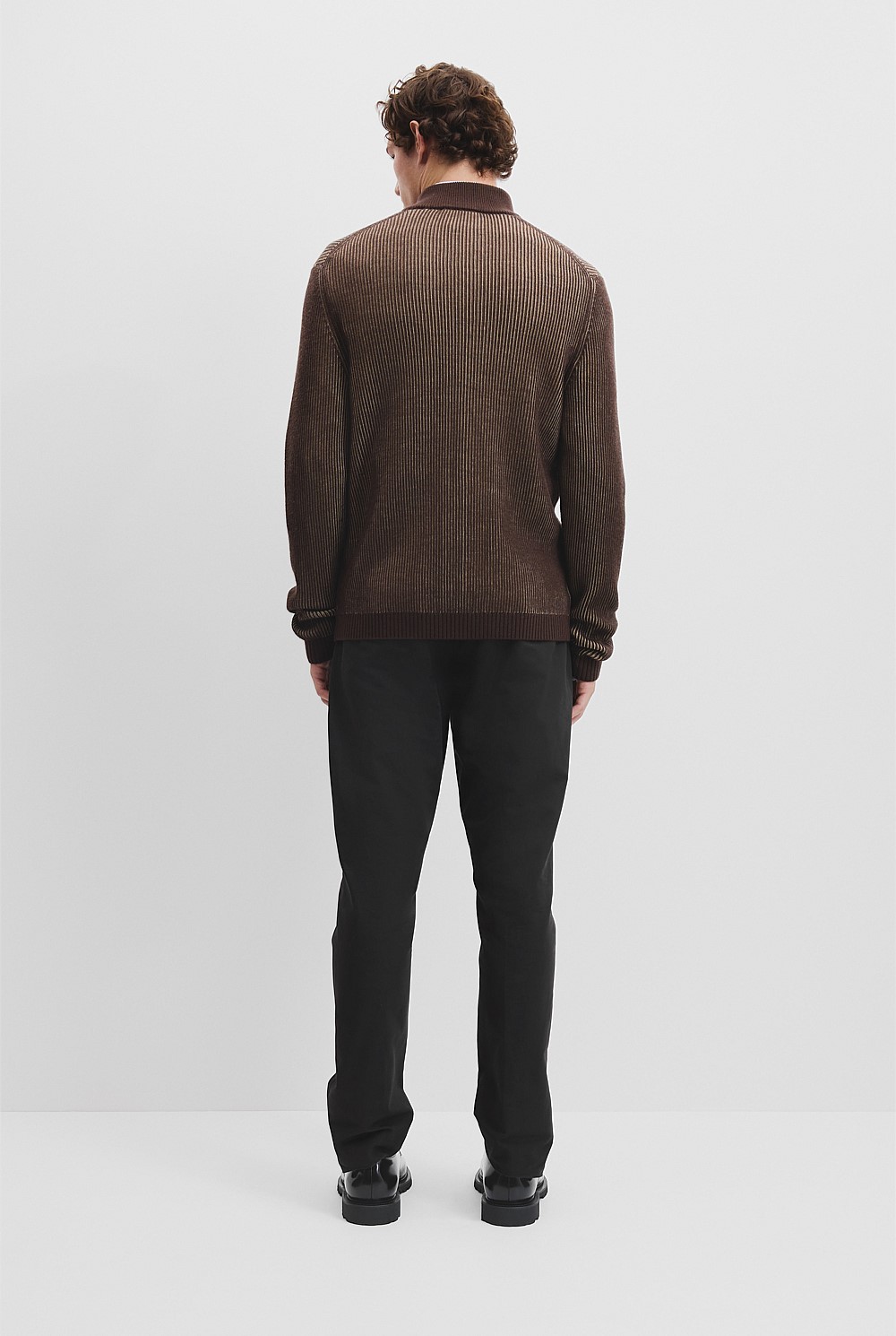 Australian Wool Zip Through Cardigan