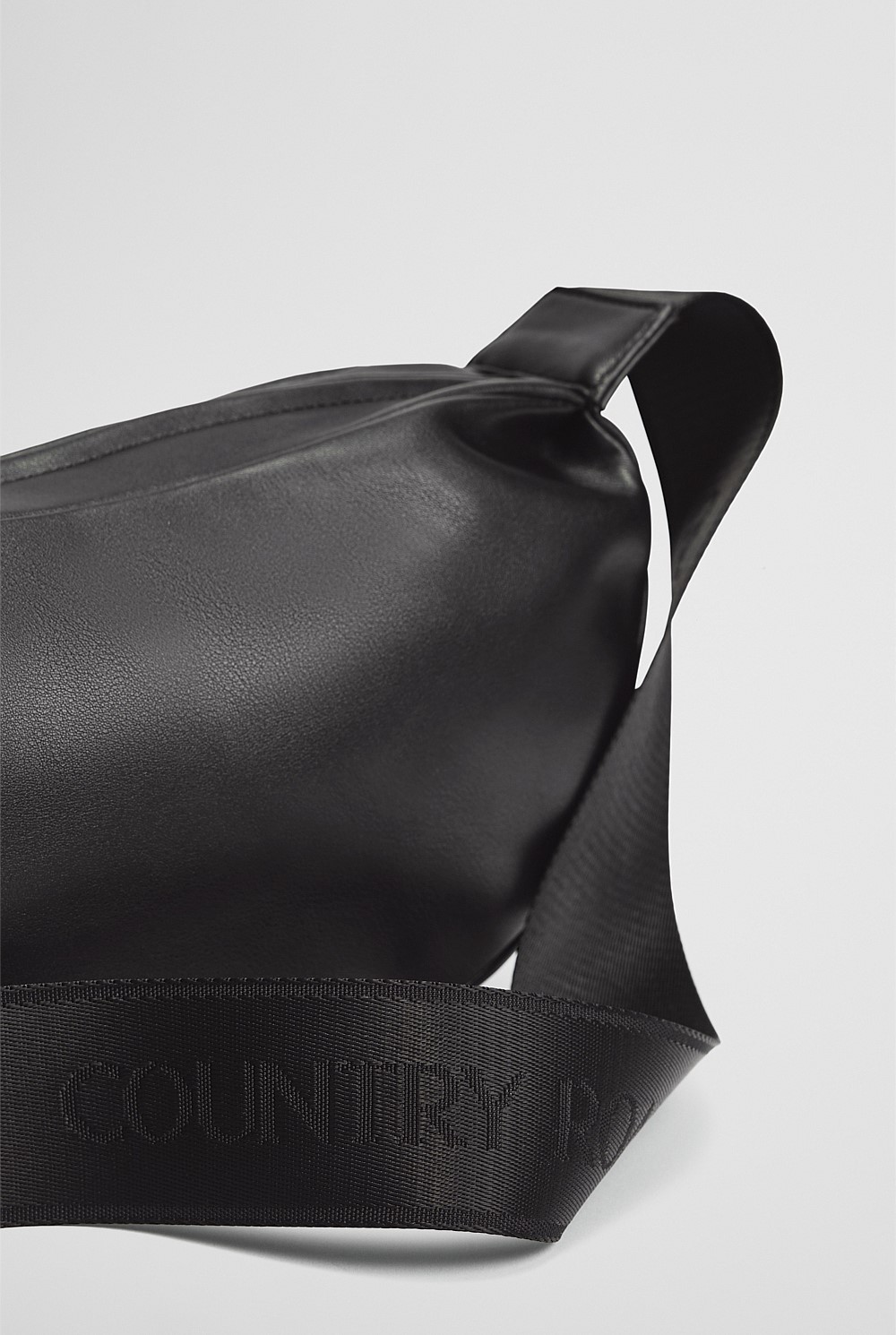 Recycled Polyester Blend Crescent Crossbody