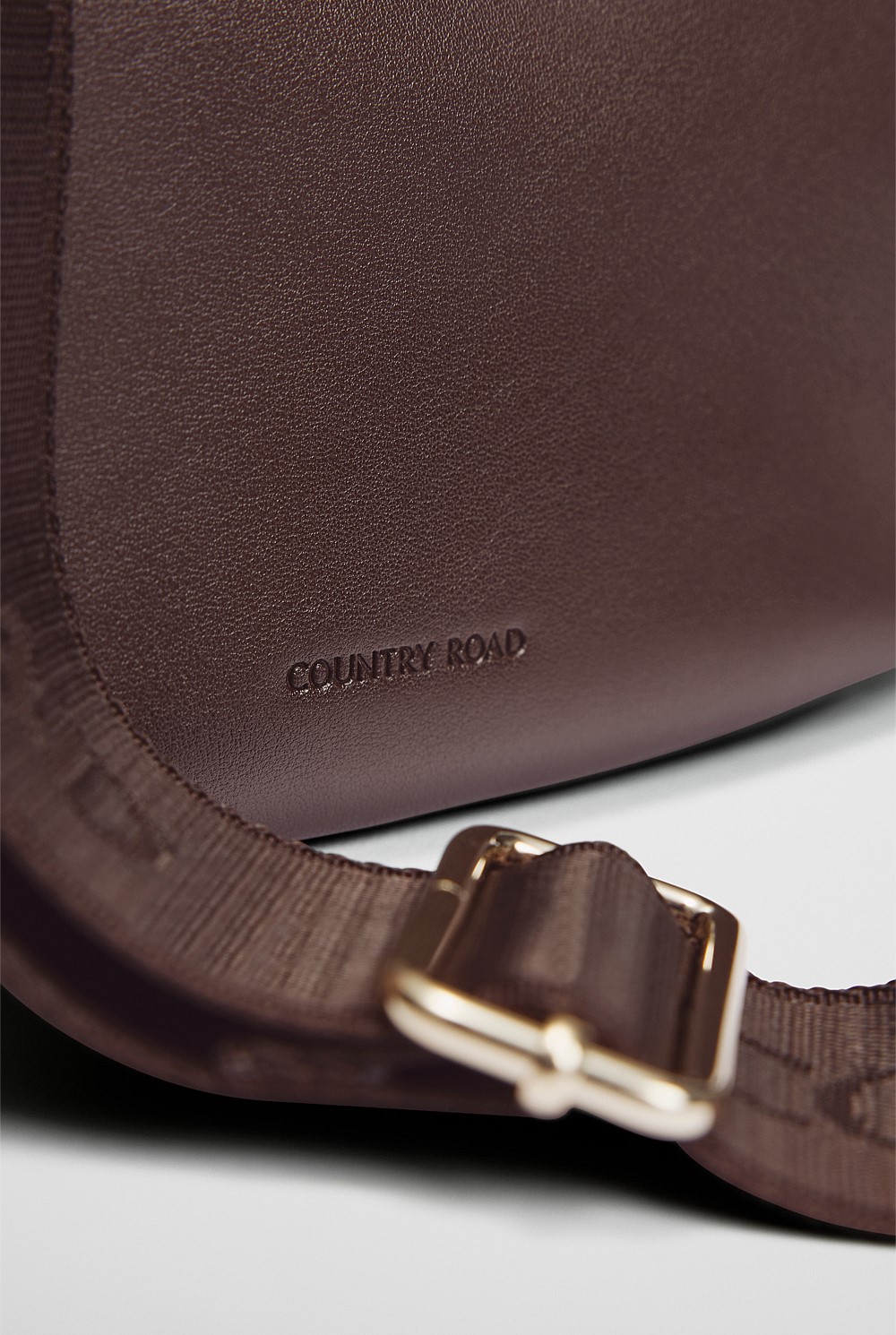 Recycled Polyester Blend Crescent Crossbody
