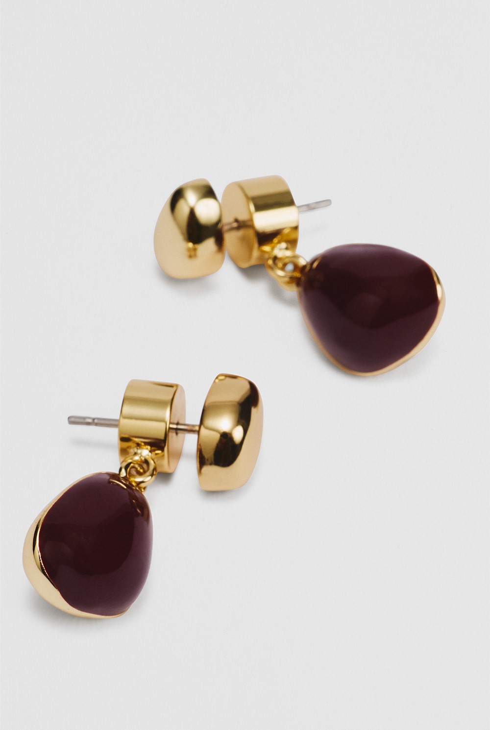 Enamel Drop Earring
