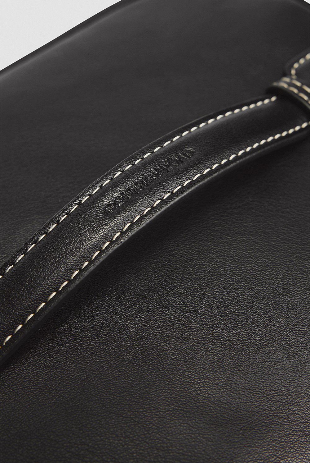 Large Logo Patch Cosmetic Case