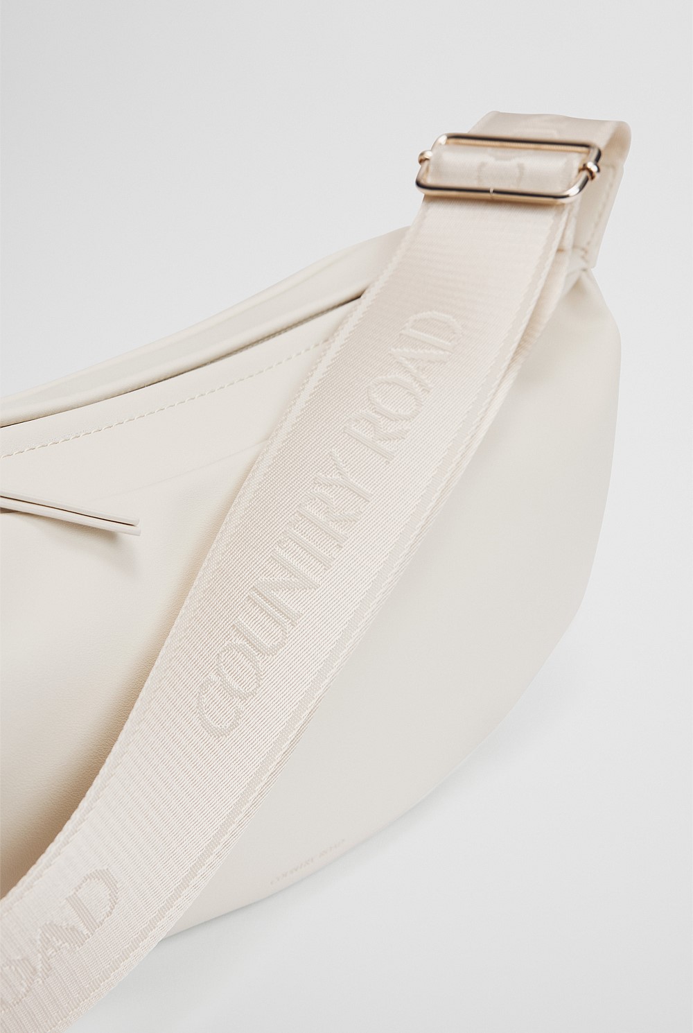 Recycled Polyester Blend Crescent Crossbody