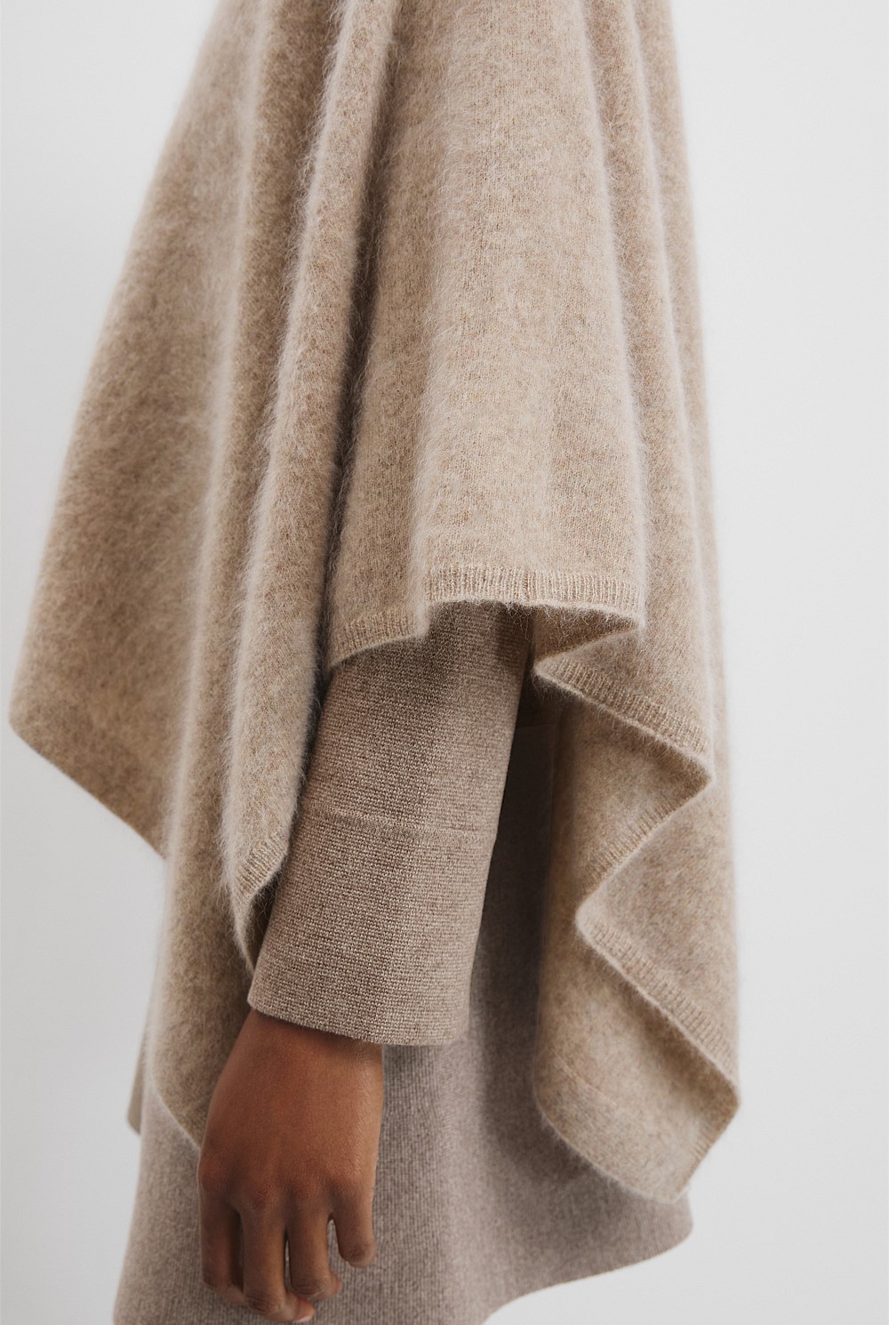 Brushed Cashmere Wrap