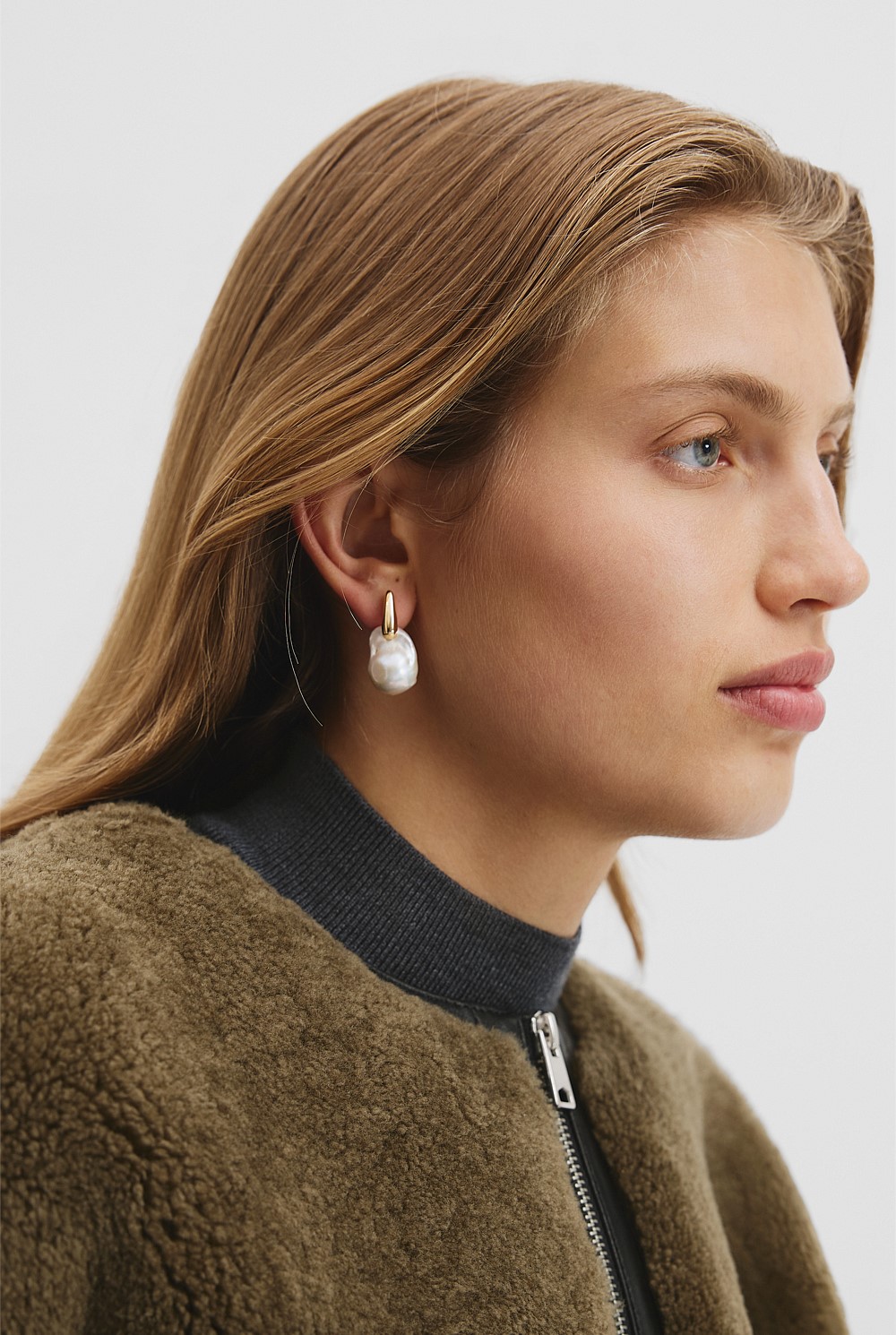 Fresh Water Pearl Drop Earring