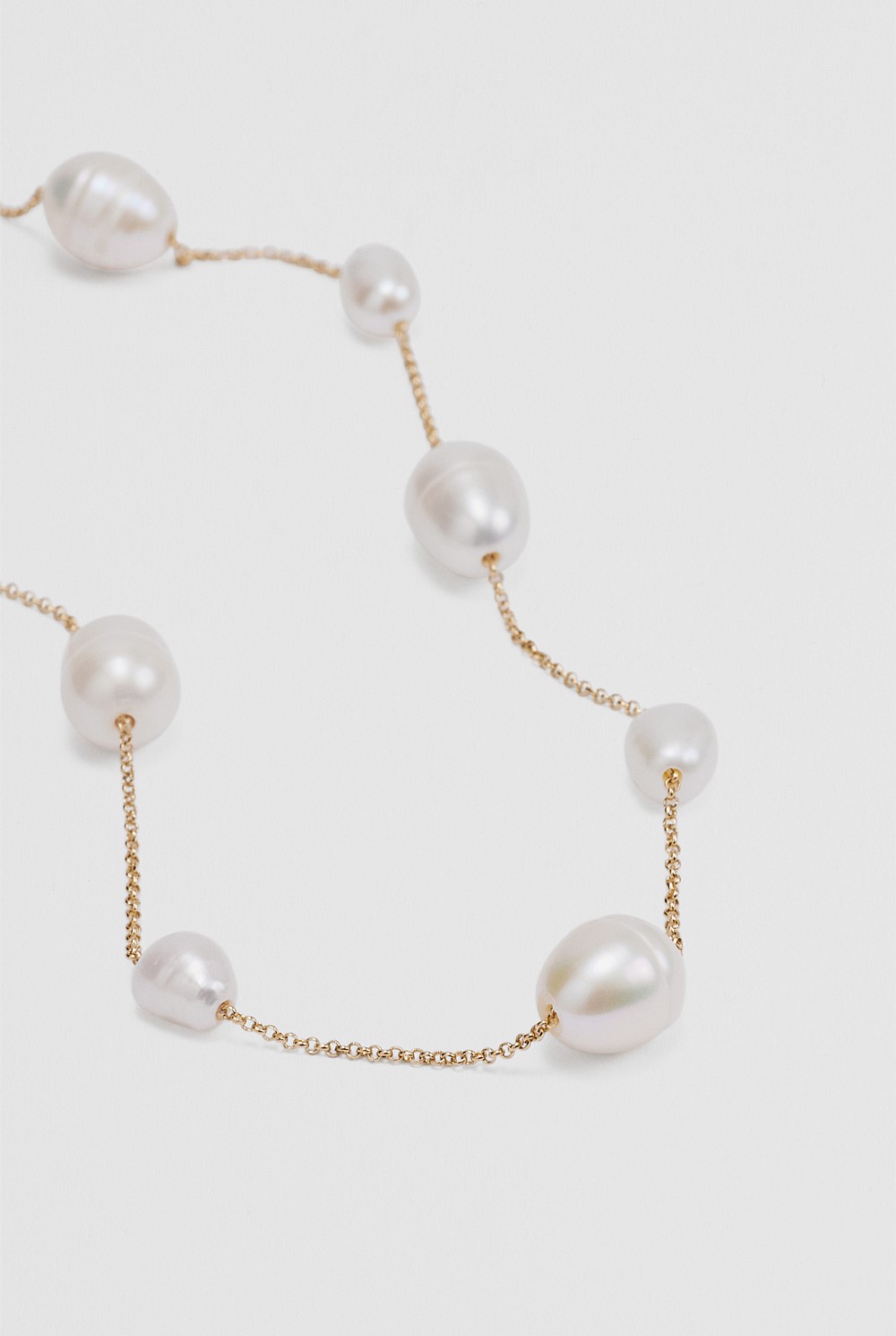 Fresh Water Pearl Chain Necklace