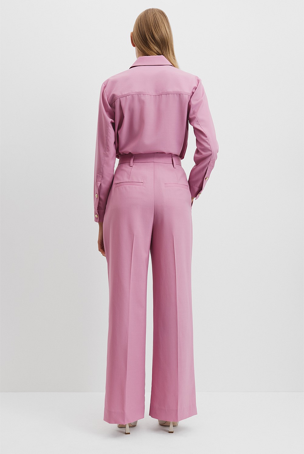 Pleat Wool Pant