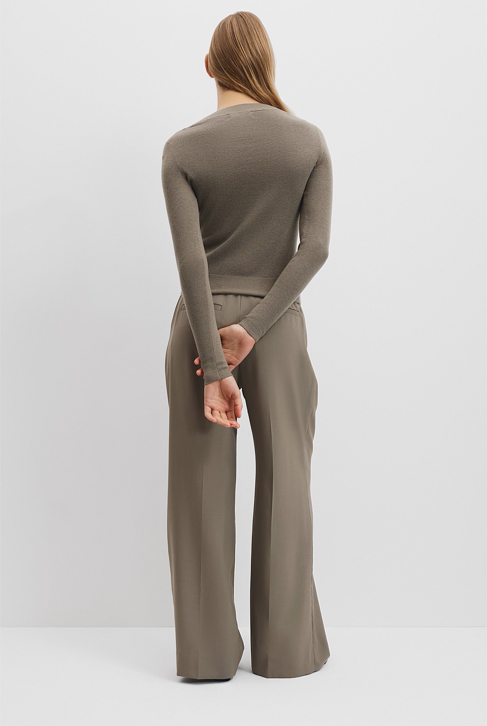 Australian Merino Wool Silk Cardigan