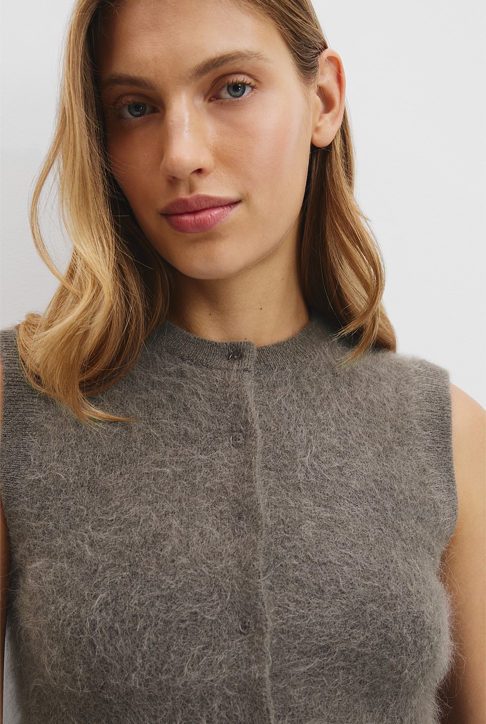High Pile Knit Vest