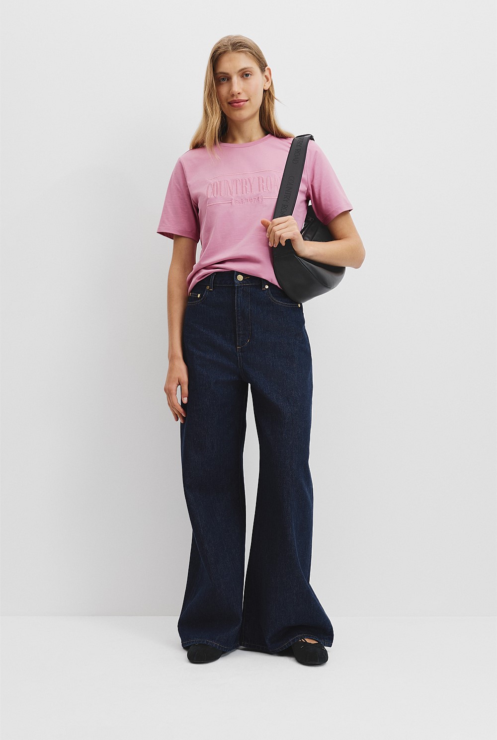 Verified Australian Cotton Heritage Embroidered T-Shirt