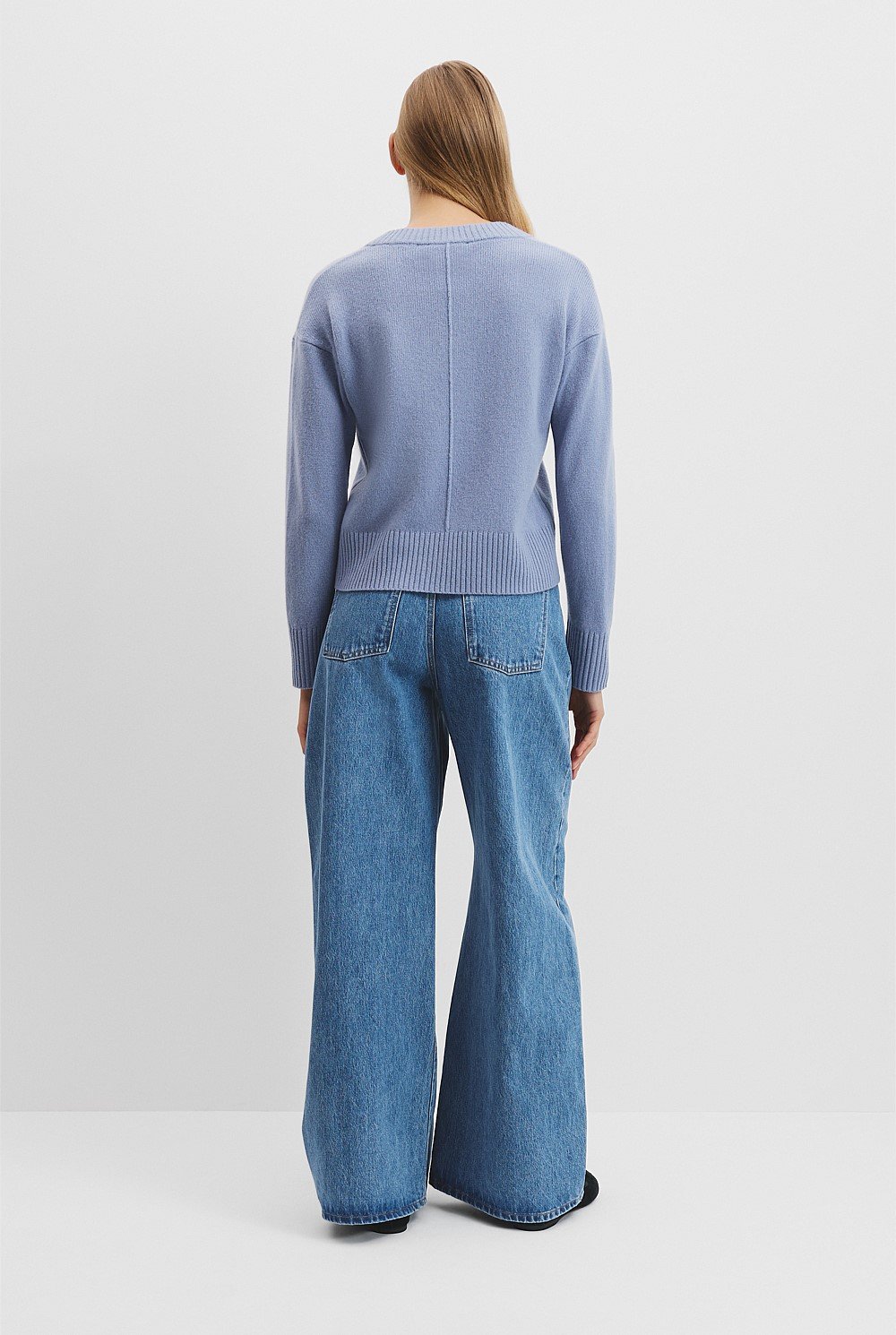 Verified Australian Merino Wool V-Neck Knit