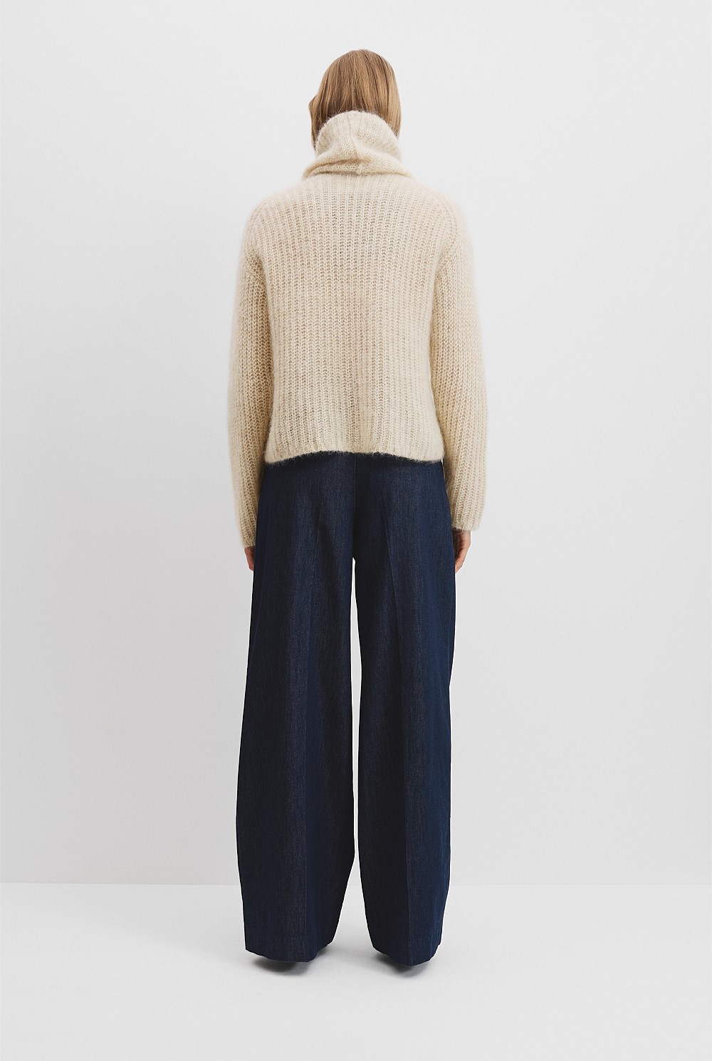 Funnel Neck Lofty Knit