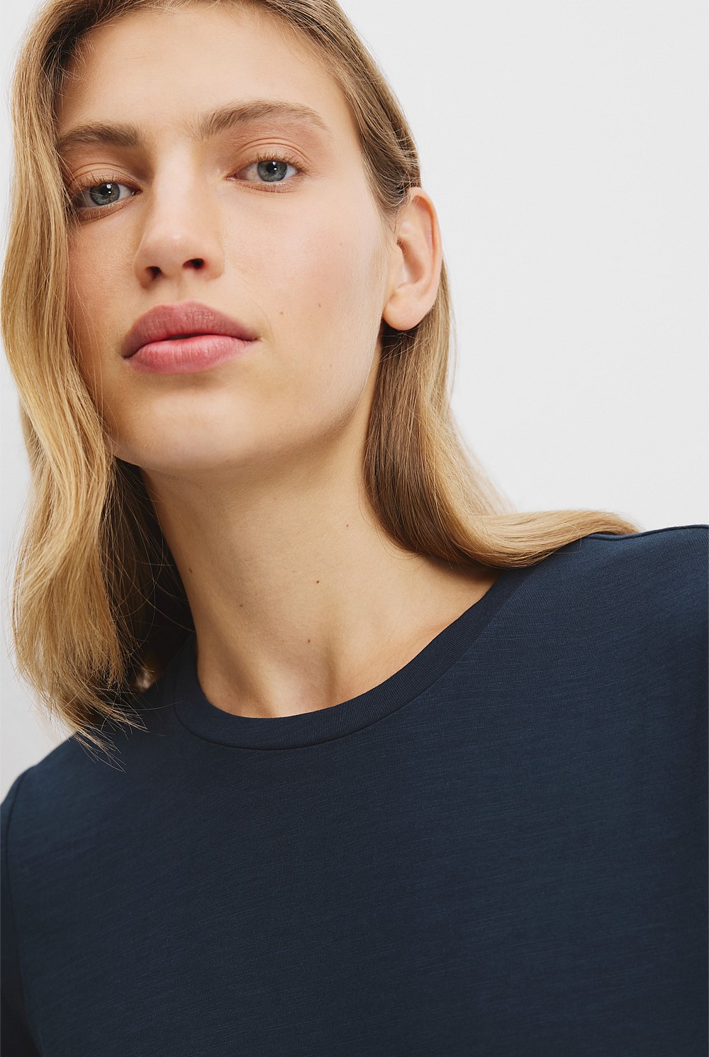Australian Good Earth Cotton Slub T-Shirt