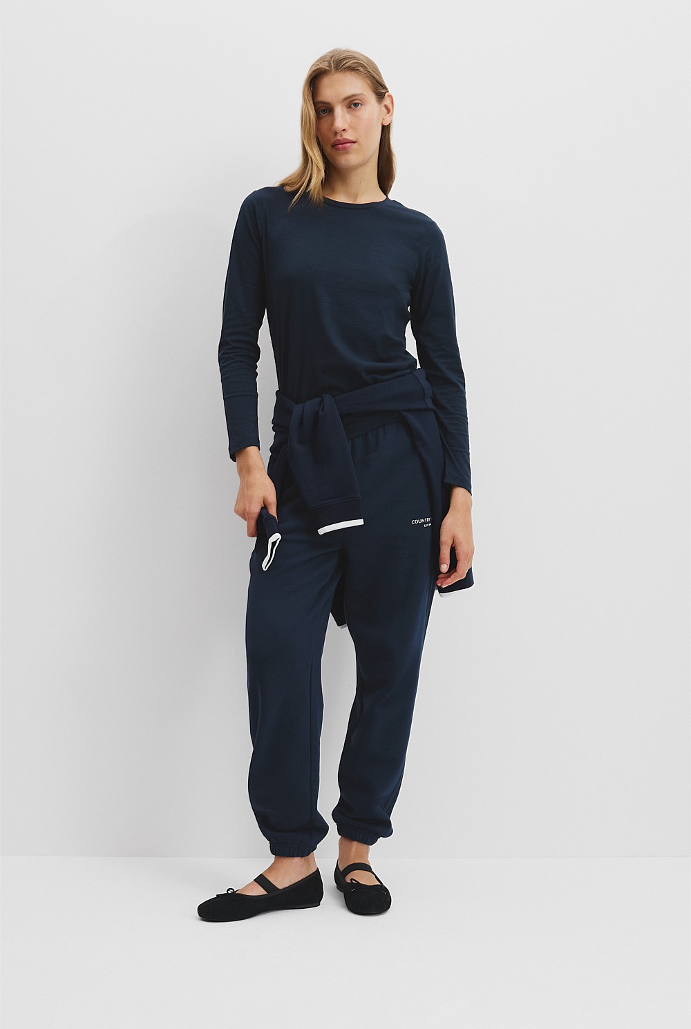 Australian Good Earth Cotton Slub T-Shirt