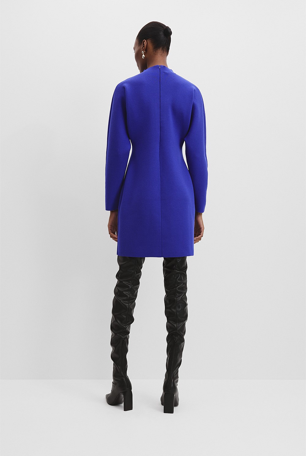 Compact Wool Knit Dress
