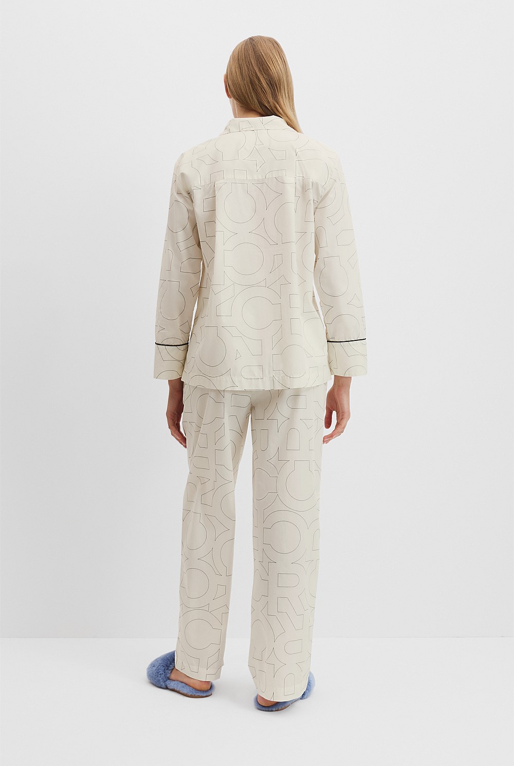 Australian Cotton CR Monogram Pyjama Set