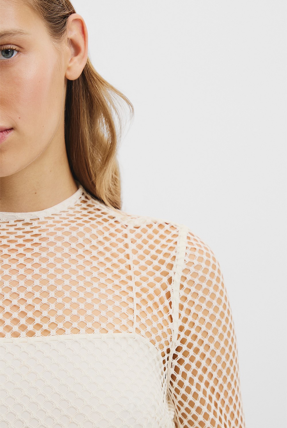 Mesh Lace Top