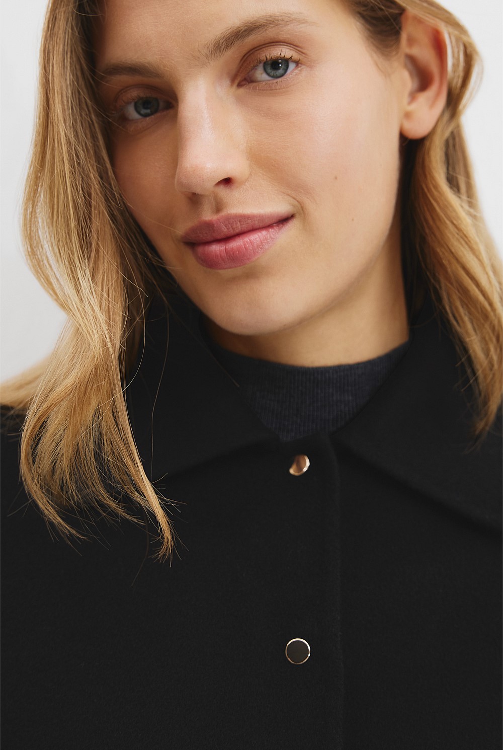 Soft Crop Snap Jacket