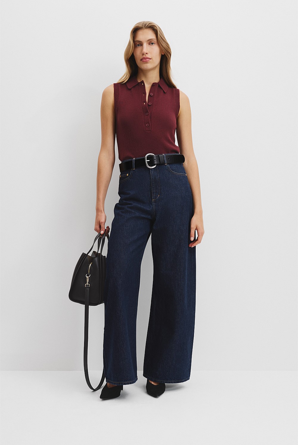 Collared Knit Vest