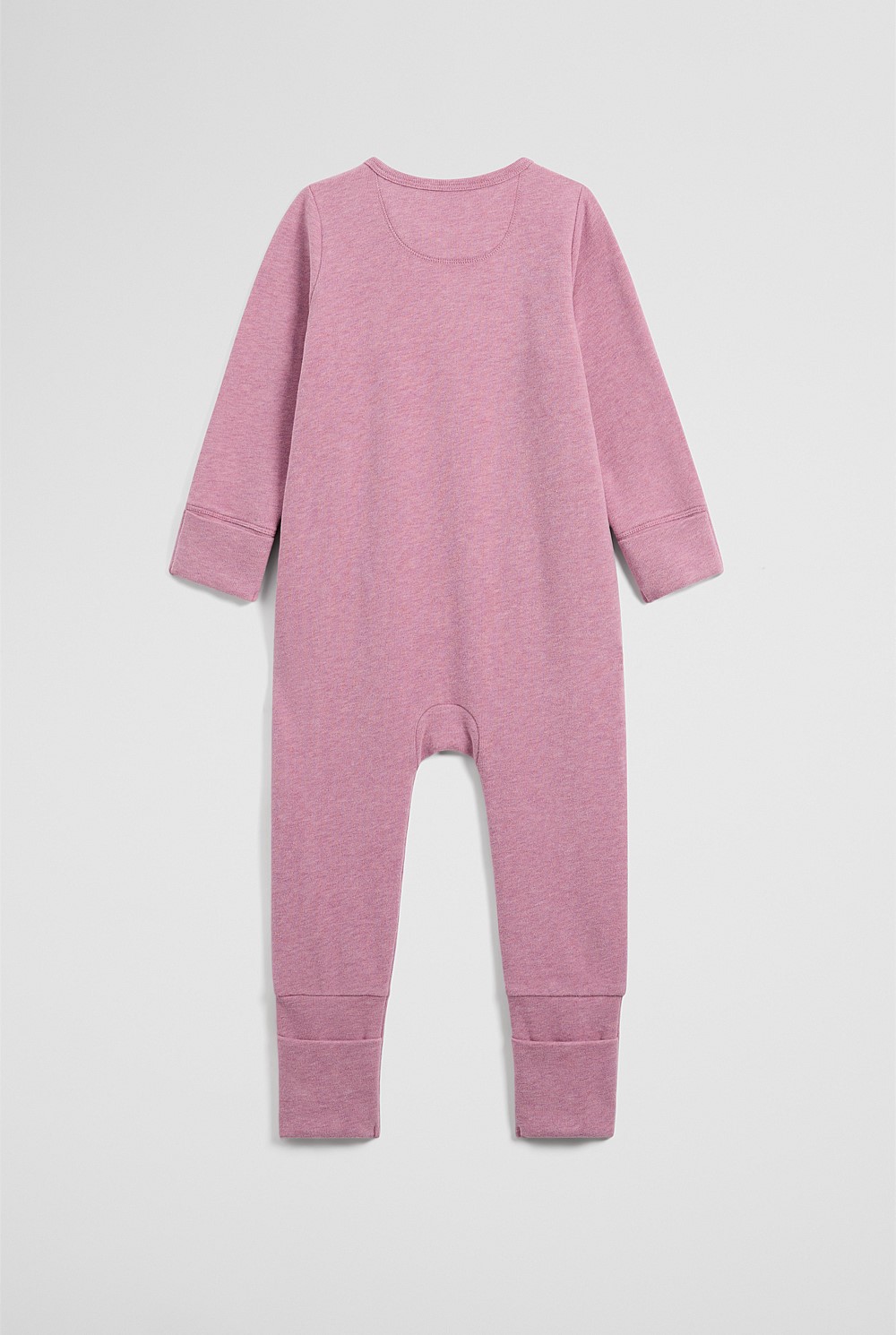 Organically Grown Cotton Logo Zip Jumpsuit