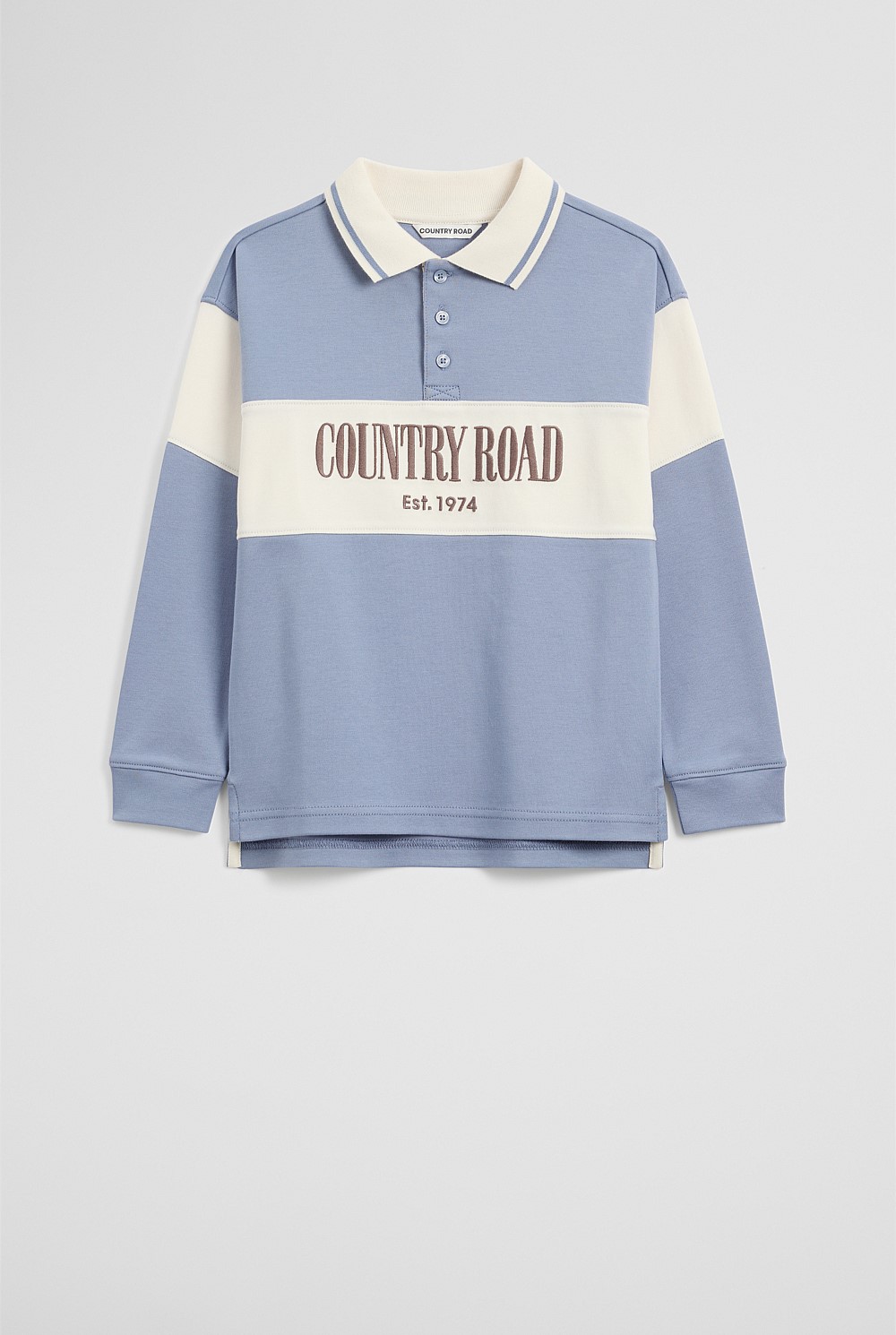 Organically Grown Cotton Stripe Rugby Top