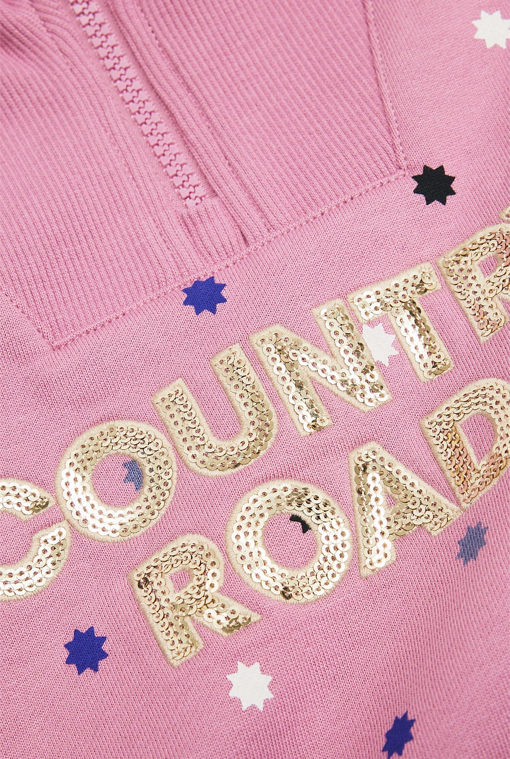 Star Half Zip Sweat